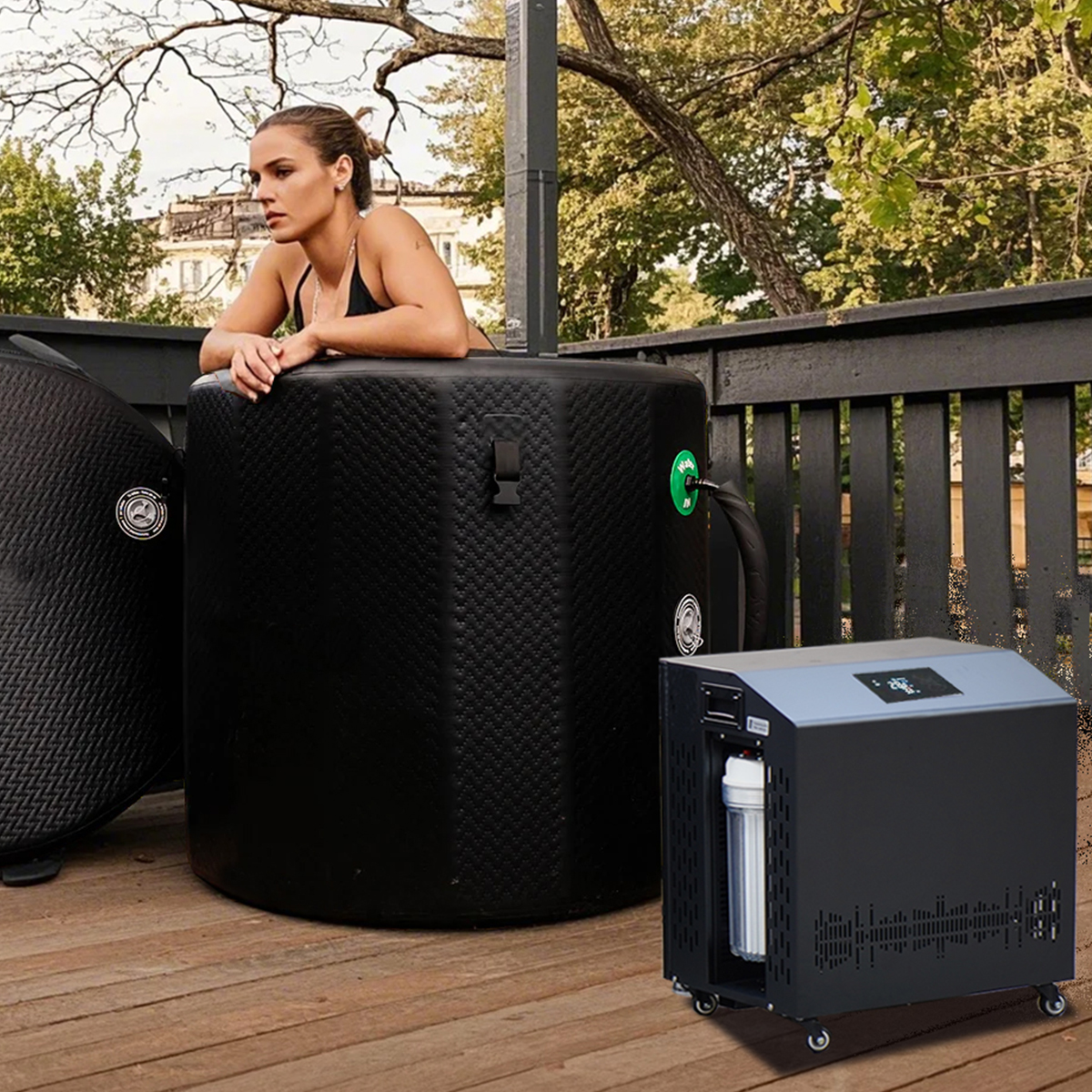 ICE BATH CHILLER AND TUB ICE BATH CHILLER AND TUB