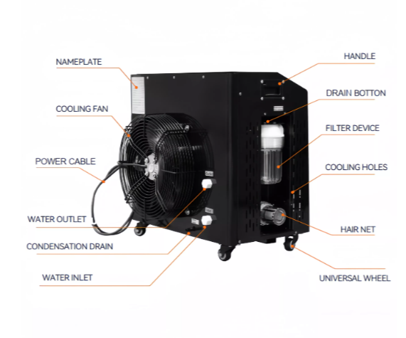 Ice Bath Chiller D - Black