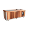 Cold Plunge Ice Bath Tub Solid wood Hot And Cold Bath Spa Tub With Stainless Liner For Therapy