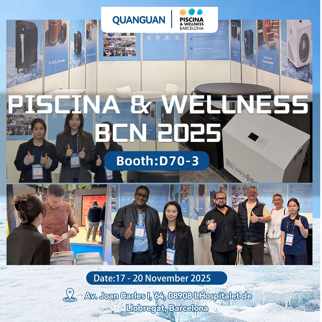 Grand Opening! Quan Guan Ice Bath Machines Shine at Piscina & Wellness Bcn 2025