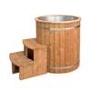 Cold Plunge Ice Bath Tub Solid wood Hot And Cold Bath Spa Tub With Stainless Liner For Therapy
