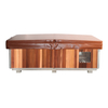 Cold Plunge Ice Bath Tub Solid wood Hot And Cold Bath Spa Tub With Stainless Liner For Therapy